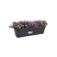 green basics balkonkasten 40cm living schwarz